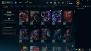 Conta League of Legends nível 625 com diversas skins LOL