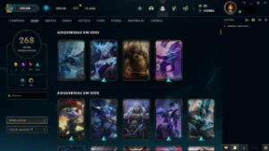 Conta League of Legends nível 625 com diversas skins LOL