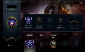 Conta D1 72% WR main rengar, mestre/GM mmr - League of Legends LOL