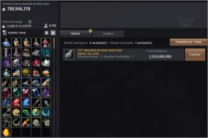 Conta BDO SA Itens TET , Trajes e muitos mais - Black Desert