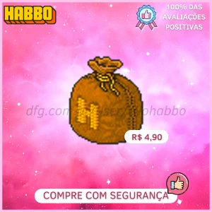 SACOLA DE MOEDAS HABBO (20C)