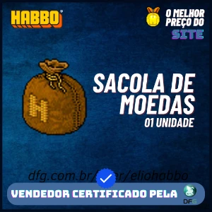 SACOLA DE MOEDAS HABBO