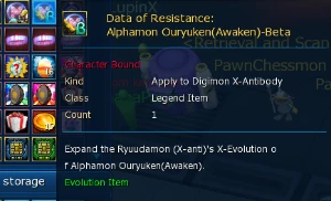Conta Aoa Nadmo/Omegamon Com Earring Perfeito - Digimon Masters Online