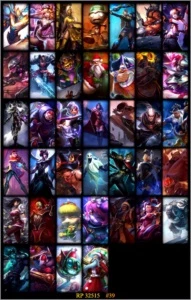 Conta PLATINA III, Faltando 6 Champ, 39 SKIN, SUPER BARATO - League of Legends LOL