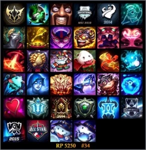 Conta PLATINA III, Faltando 6 Champ, 39 SKIN, SUPER BARATO - League of Legends LOL