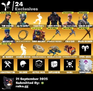 Conta Fortnite S3 Full, Stw Fundador, 115 Skins