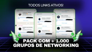 Pack Com +1.000 Grupos De Networking - Outros