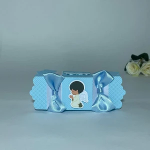 Kit Festa 20 Lembrancinhas Batizado Menino Personalizadas - Artesanato e Personalizados
