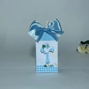 Kit Festa 20 Lembrancinhas Batizado Menino Personalizadas - Artesanato e Personalizados