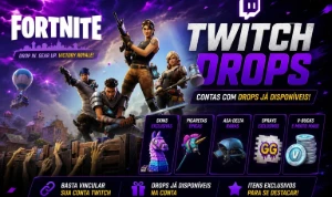 Fortnite Twitch Drops Atualizados - Entrega Rapida