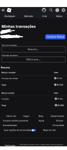 CONTA DE ROBLOX EXTREMAMENTE GEMADA 