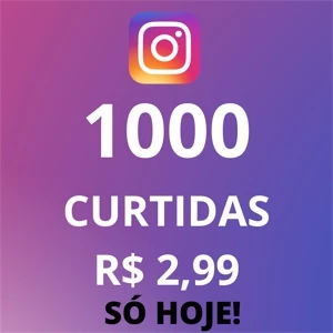 [PROMOÇÃO] 1.000 curtidas instagram R$ 2,99 (Ultimo Dia) - Redes Sociais