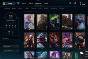 CONTA MAIN LEAGUE OF LEGENDS -GOLD V- LOL