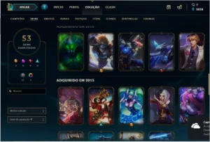 CONTA MAIN LEAGUE OF LEGENDS -GOLD V- LOL