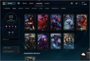 CONTA MAIN LEAGUE OF LEGENDS -GOLD V- LOL