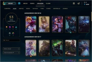 CONTA MAIN LEAGUE OF LEGENDS -GOLD V- LOL