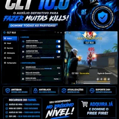 Painel Clt, Faca 10 A 12 Kills Por Partida