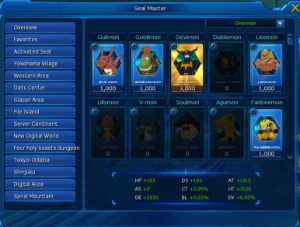 conta NAdmo server alphamon com AOA - Digimon Masters Online