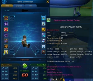 conta NAdmo server alphamon com AOA - Digimon Masters Online