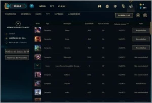 Conta platina 1 com 4 skins e 27 champs - League of Legends LOL