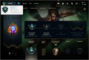 Conta platina 1 com 4 skins e 27 champs - League of Legends LOL
