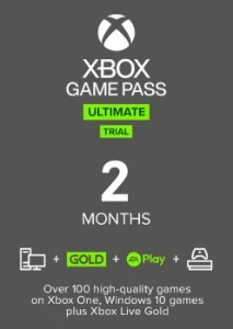 Xbox Gamepass Ultimate 2 Meses - Somente este fim de semana - Gift Cards