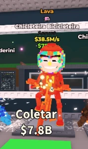 Chicleteira Bicicleteira 38,5M/S Lava 🐈 - Roube Um Brainrot