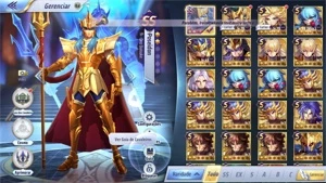 SAINT SEIYA AWAKENING - COM GEMAS AVANÇADAS E LIVROS SSA