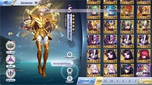 SAINT SEIYA AWAKENING - COM GEMAS AVANÇADAS E LIVROS SSA