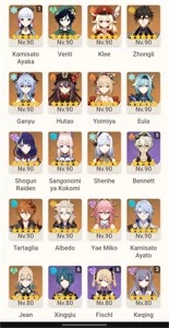 Genshin conta todos 4* + quase todos 5* + 30 tiros - Genshin Impact