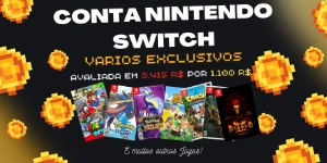 Conta Nintendo Switch varios jogos + switch online - Outros