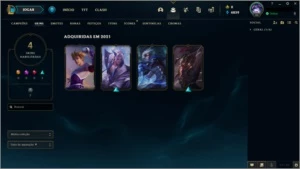 Conta League of Legendes PLATINA 4 - League of Legends LOL