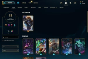 conta de lol - League of Legends