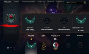 conta de lol - League of Legends