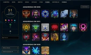 conta de lol - League of Legends