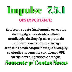 Tema Shopify Impulse + Atualizações e Bônus - Outros