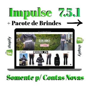 Tema Shopify Impulse + Atualizações e Bônus