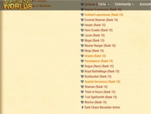 AQW account level 85 - Outros