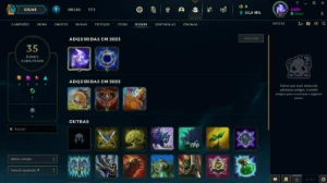 Conta Ferro 4 - Espólio Recheado - Sem Email Confirmado - League of Legends LOL