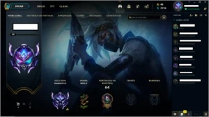 Conta diamante 4 - League of Legends LOL
