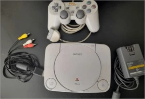 Playstation 1 Ps1 Desbloqueado + Controle + Jogos - Outros