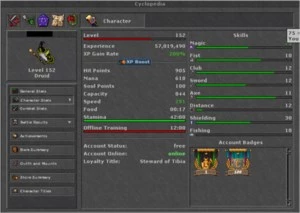 Conta [HONBRA] com um ed 152, rp 103 e um ek 88 - Tibia