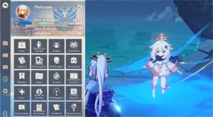 AR 43 Ayaka + Venti + Kazuha + Diluc C1 + Jean + Lança Jade - Genshin Impact