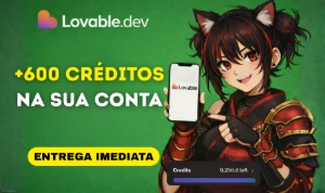 Lovable .DEV IA +600 Créditos Na Sua Conta - Assinaturas e Premium