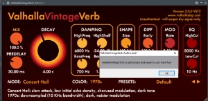 Valhalla Vintage Verb v3.0.0 Chave ativação - Outros