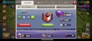 Conta Cv 13 Clash off clans - Clash of Clans