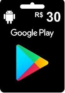 Gift Card Google R$30,00 - Gift Cards