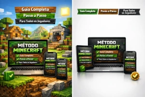 Método Minecraft 🎮 Jogue Melhor e Evolua Rápido
