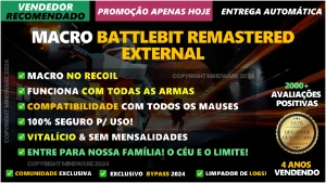 BattleBit Remastered - Macro De Recoil ✅ 100% Indetectável - Others