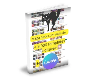 Mega Pack Com + De 3.000K Templates Editáveis+ Canva